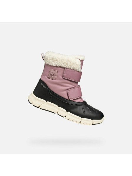 Geox Rosa Mädchen-Winterschuhe Geox Flexyper B AB