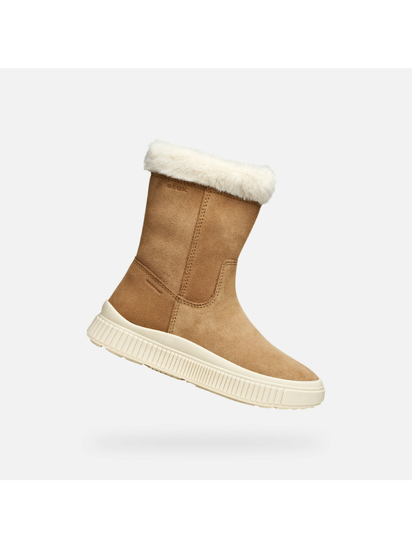 Geox Braune Mädchen-Winterschuhe Geox Laquinny WPF