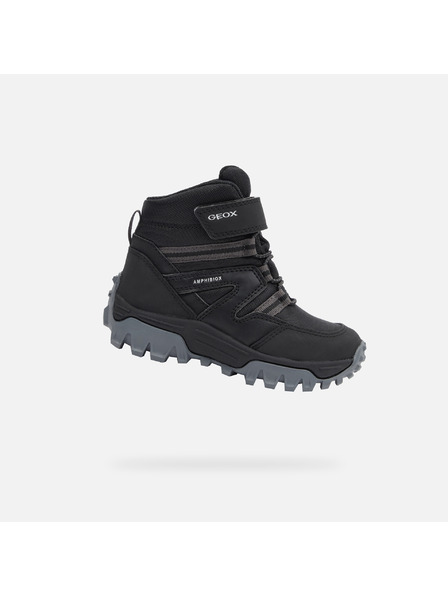 Geox Schwarze Jungen Stiefeletten Geox Himalaya B Abx