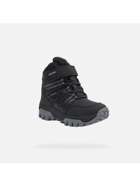 Geox Schwarze Jungen Stiefeletten Geox Himalaya B Abx