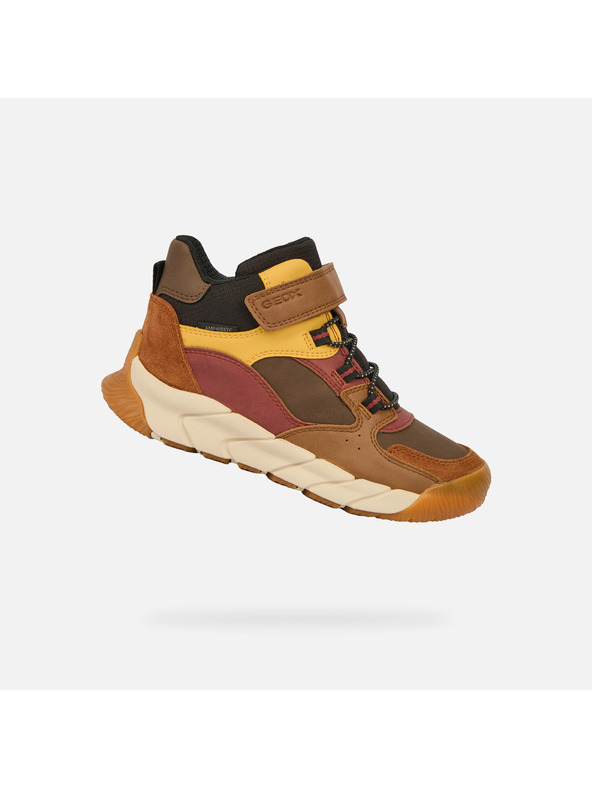 Geox Braune Jungen-Stiefeletten Geox Flexyper Pro Boy B