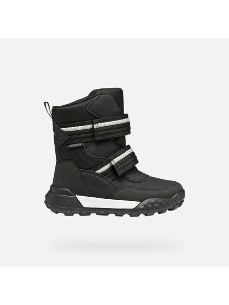 Geox Schwarze Jungen-Stiefeletten Geox Trekkyup ABX