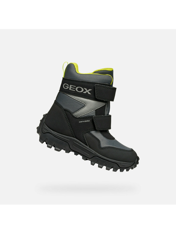 Geox Grau Jungen-Ankle Boots Geox Himalaya B ABX