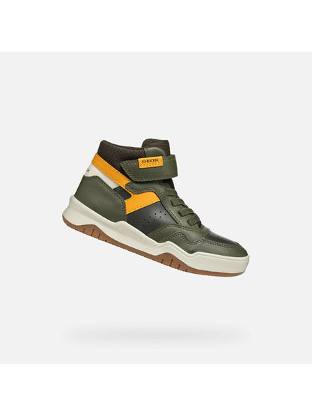 Geox Khaki Jungen-Ankle Boots Geox Perth Boy
