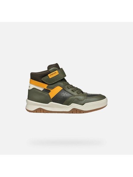 Geox Khaki Jungen-Ankle Boots Geox Perth Boy