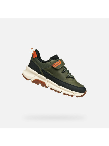Geox Khaki Jungen-Sneaker Geox Flexyper Plus