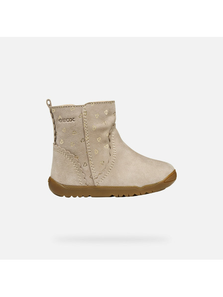 Geox Beige Lauflernshuhe Geox Macchia für Mädchen