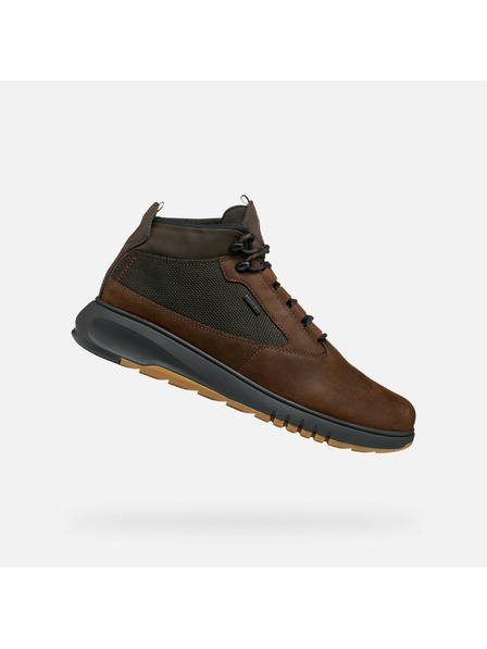 Geox Dunkelbraune Herren-Stiefeletten Geox Aerantis 4X4 ABX