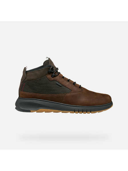 Geox Dunkelbraune Herren-Stiefeletten Geox Aerantis 4X4 ABX