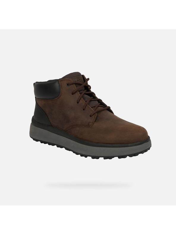 Geox Dunkelbraune Herren Stiefeletten Geox Granito + Grip