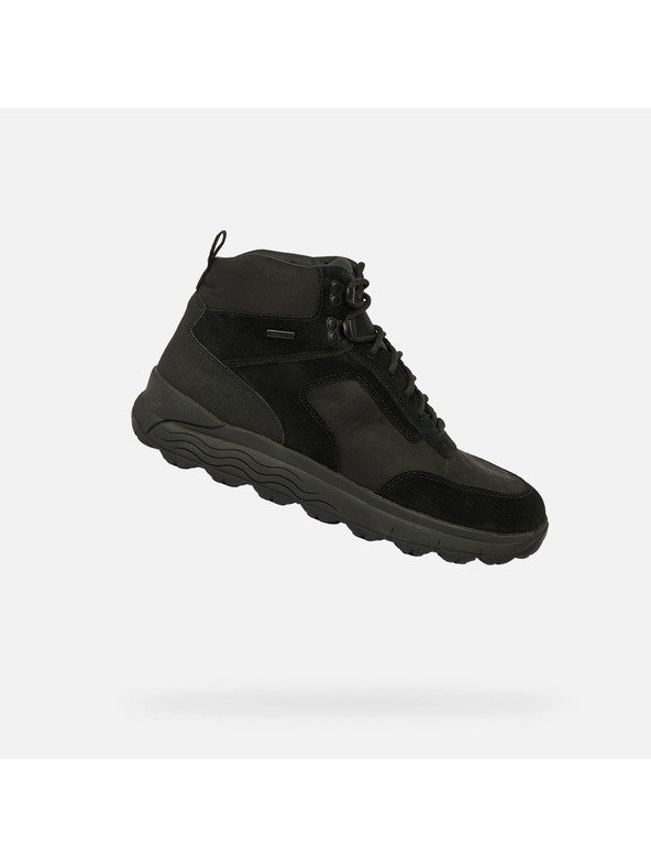 Geox Schwarze Herren-Stiefeletten Geox Spherica 4X4 B ABX