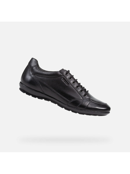 Geox Schwarze Herren Business-Schuhe Geox Symbol