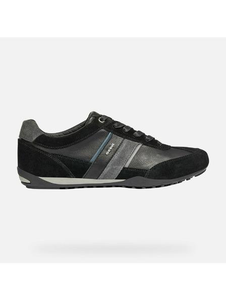 Geox Schwarze Herren Geox Wells Turnschuhe