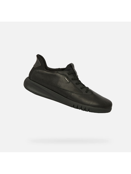 Geox Schwarze Herren-Sneaker Geox Aerantis Plus Fast in