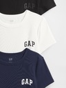 GAP Damen-Rippshirt mit Logo, 3er-Pack GAP