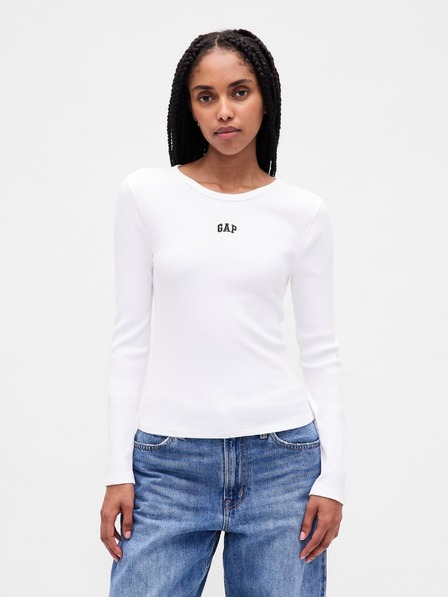 GAP Rippen-T-Shirt mit Logo GAP