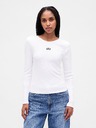 GAP Rippen-T-Shirt mit Logo GAP