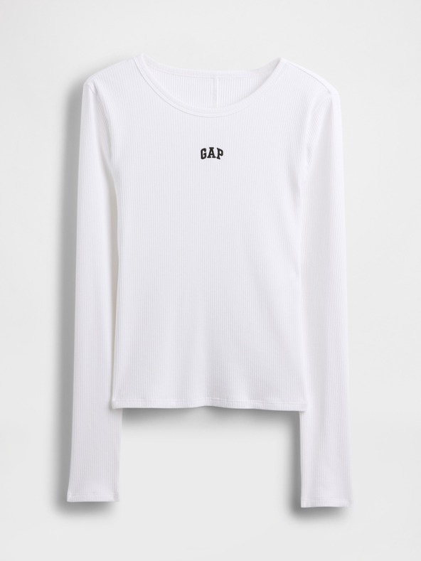 GAP Rippen-T-Shirt mit Logo GAP