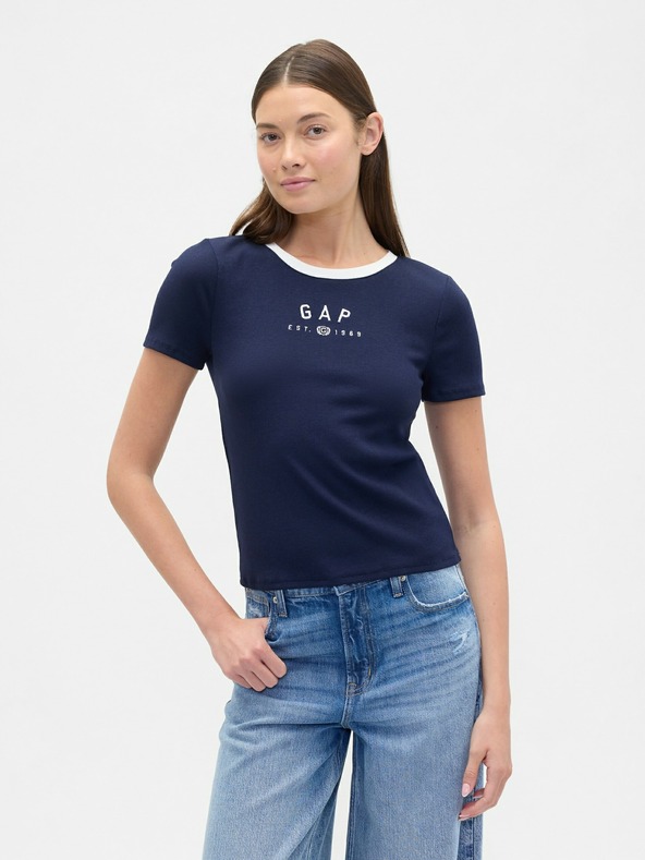 GAP Damen Crop-Top mit Logo GAP