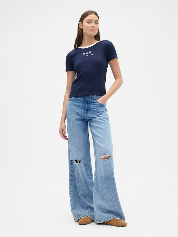 GAP Damen Crop-Top mit Logo GAP