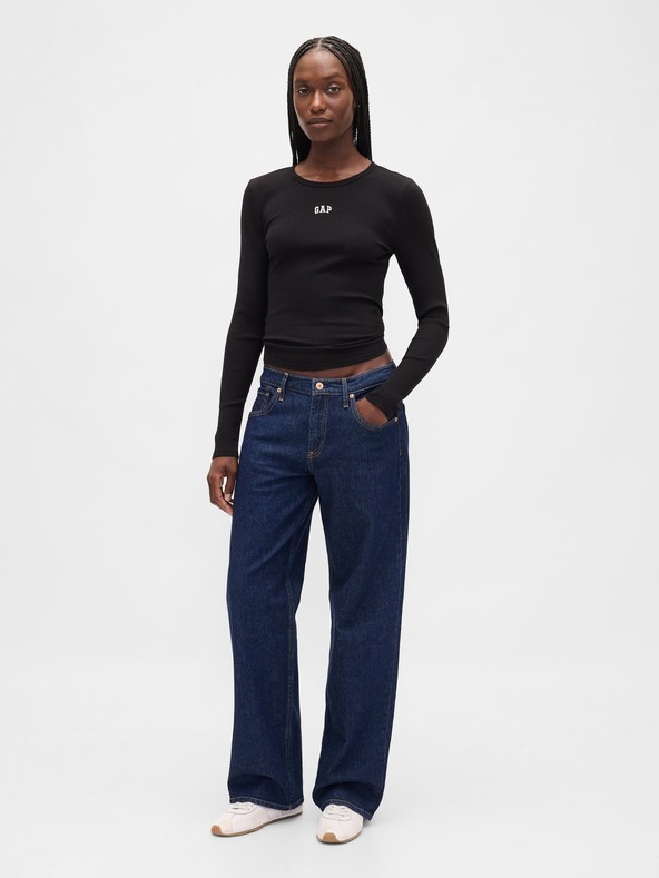 GAP Rippen-T-Shirt mit Logo GAP