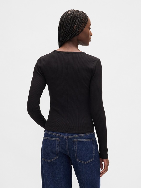 GAP Rippen-T-Shirt mit Logo GAP