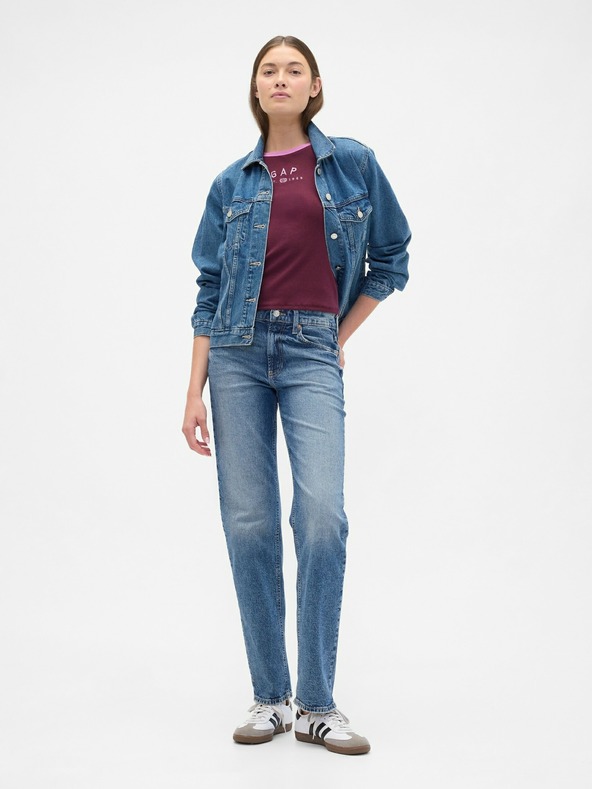 GAP Damen Crop-Top mit Logo GAP