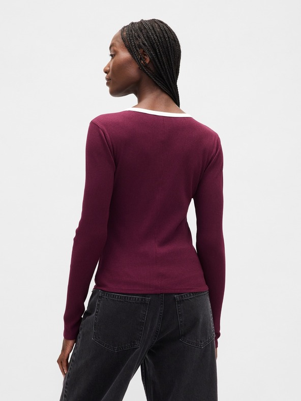 GAP Rippen-T-Shirt mit Logo GAP