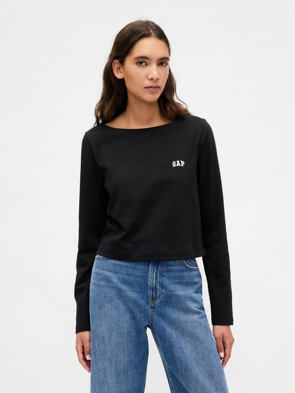 GAP Damen Crop-T-Shirt VintageSoft Heavyweight GAP