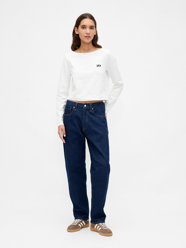 GAP Damen Crop-T-Shirt VintageSoft Heavyweight GAP