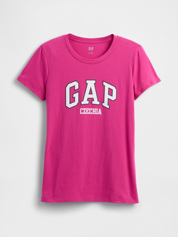 GAP Damen-T-Shirt mit Logo Czechia GAP