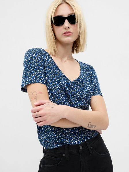 GAP Damen Baumwoll-T-Shirt Vintage GAP