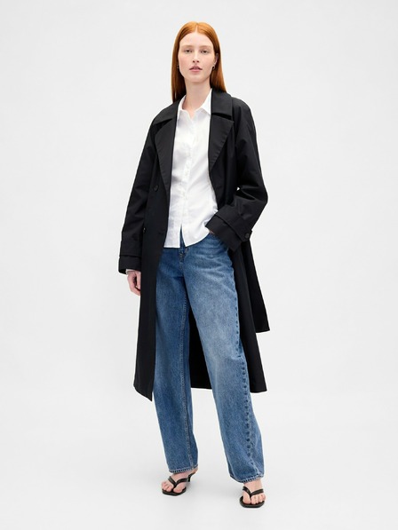 GAP Damen-Popeline-Hemd Dolman Classic Shirt GAP