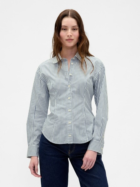GAP Damen-Popeline-Hemd Dolman Classic Shirt GAP