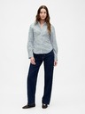 GAP Damen-Popeline-Hemd Dolman Classic Shirt GAP