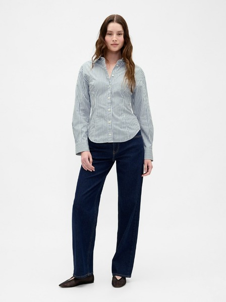 GAP Damen-Popeline-Hemd Dolman Classic Shirt GAP