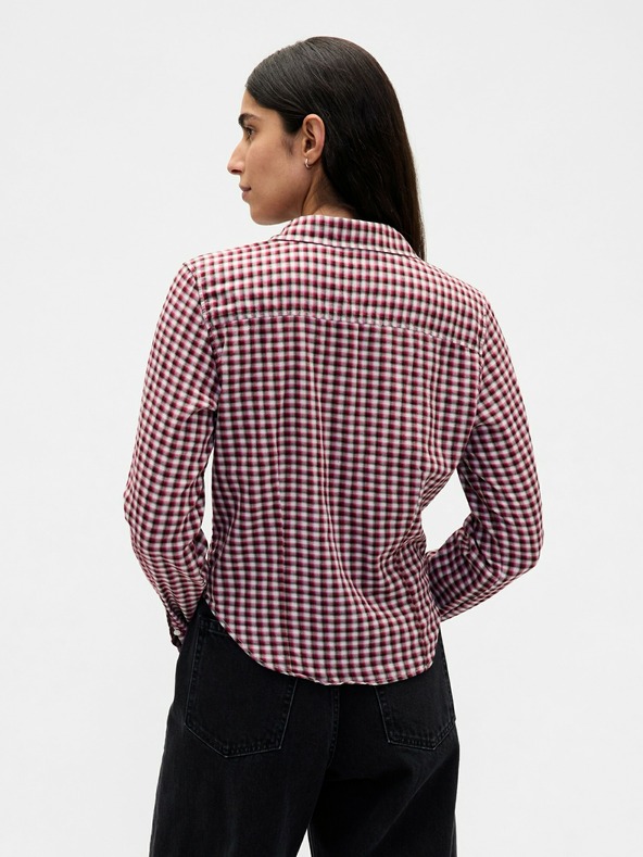 GAP Damen-Flanell-Crop-Hemd GAP