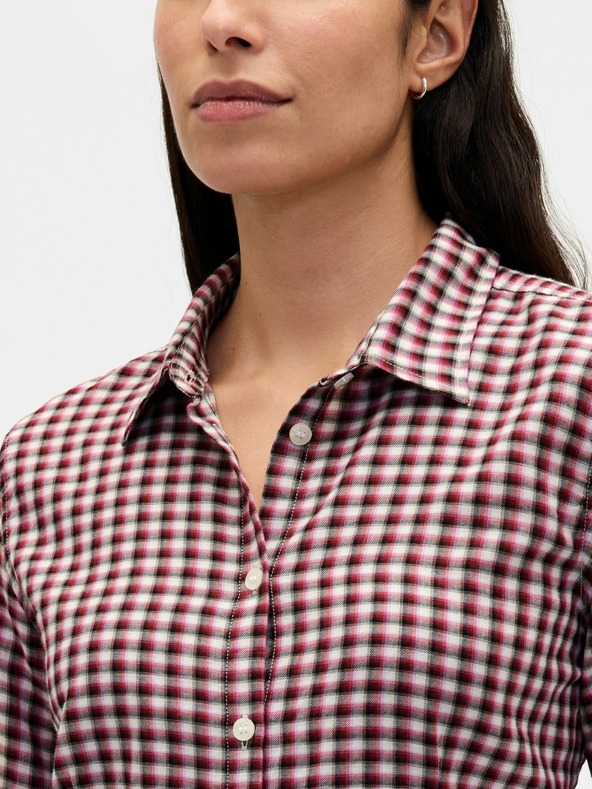GAP Damen-Flanell-Crop-Hemd GAP