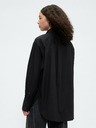 GAP Damen-Oversize-Popeline-Hemd mit Logo Big Shirt GAP
