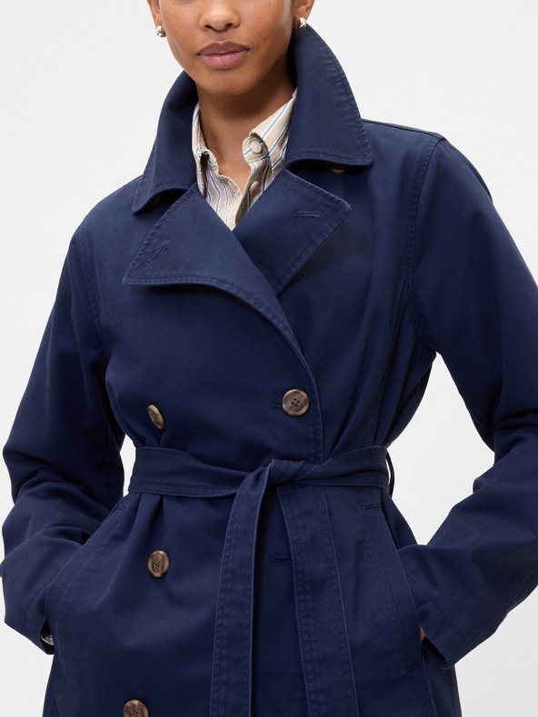 GAP Damen Baumwoll-Trenchcoat GAP