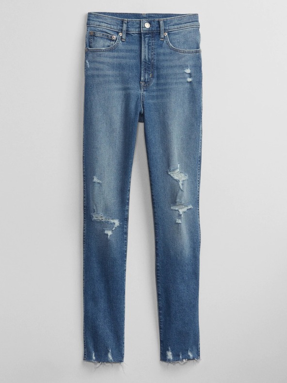 GAP Slim High Rise Destructed Vintage Jeans GAP