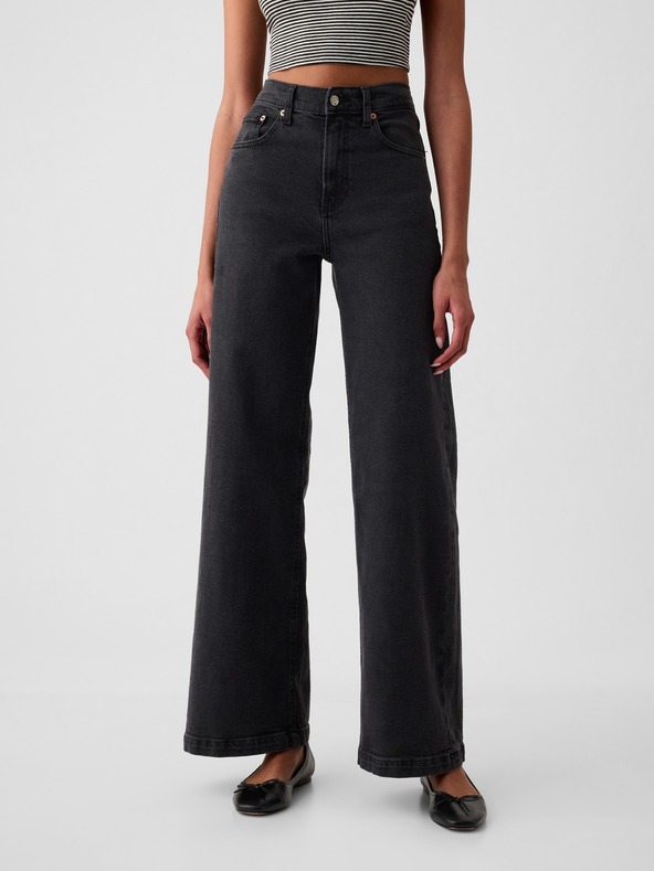 GAP High Rise Stride Wide Jeans GAP