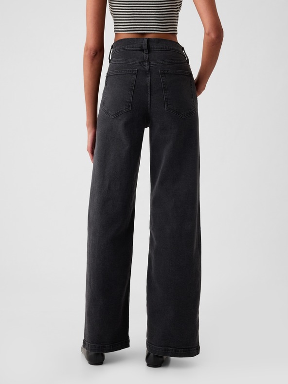 GAP High Rise Stride Wide Jeans GAP