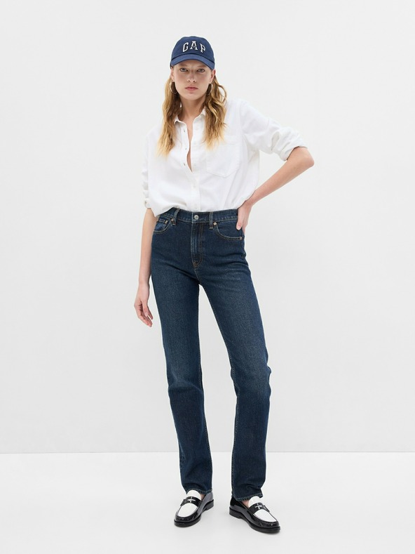 GAP Damen High Rise 90er Straight Jeans GAP