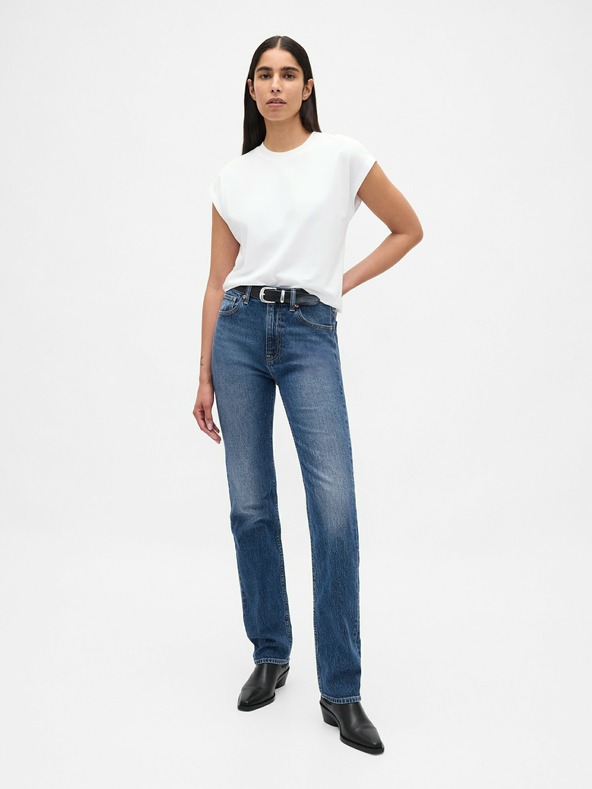 GAP Damen High Rise 90er Straight Jeans GAP