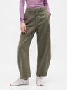 GAP Damen-Hose Mid Rise Twill Barrel GAP