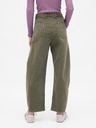 GAP Damen-Hose Mid Rise Twill Barrel GAP