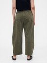 GAP Damen-Hose Mid Rise Twill Barrel GAP