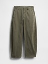 GAP Damen-Hose Mid Rise Twill Barrel GAP