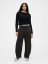 GAP Damen-Hose Mid Rise Twill Barrel GAP